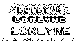 Coloriage Lorlyne