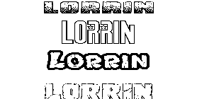 Coloriage Lorrin