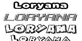 Coloriage Loryana