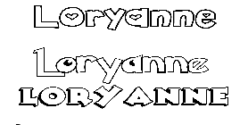 Coloriage Loryanne