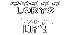 Coloriage Lorys