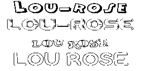 Coloriage Lou-Rose