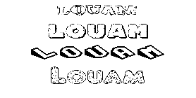 Coloriage Louam