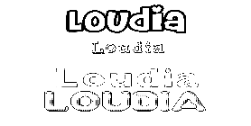 Coloriage Loudia