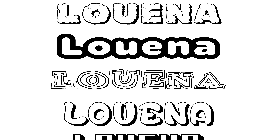 Coloriage Louena