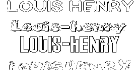 Coloriage Louis-Henry