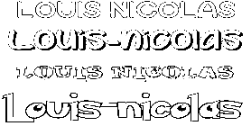 Coloriage Louis-Nicolas