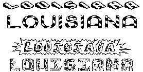 Coloriage Louisiana