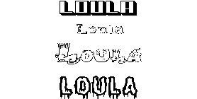 Coloriage Loula