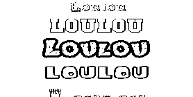 Coloriage Loulou