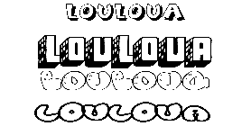 Coloriage Louloua