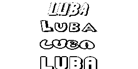 Coloriage Luba