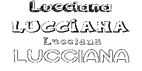 Coloriage Lucciana