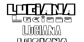 Coloriage Luciana