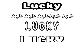 Coloriage Lucky