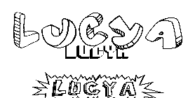 Coloriage Lucya