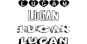 Coloriage Lugan