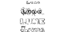 Coloriage Lune