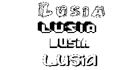 Coloriage Lusia