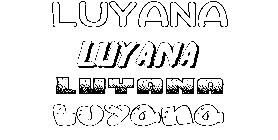 Coloriage Luyana