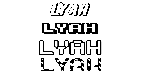 Coloriage Lyah