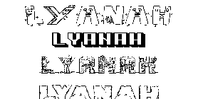 Coloriage Lyanah