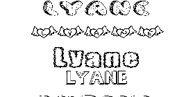Coloriage Lyane