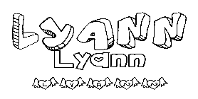 Coloriage Lyann