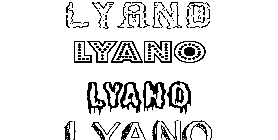 Coloriage Lyano