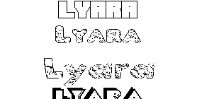 Coloriage Lyara