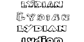 Coloriage Lydian