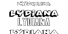 Coloriage Lydiana