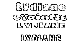 Coloriage Lydiane