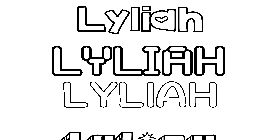 Coloriage Lyliah