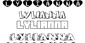 Coloriage Lylianna