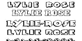 Coloriage Lylie-Rose