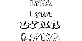 Coloriage Lyna