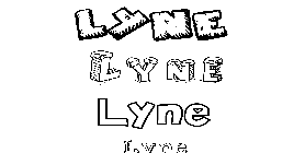 Coloriage Lyne