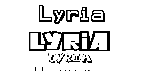 Coloriage Lyria