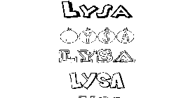 Coloriage Lysa