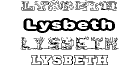 Coloriage Lysbeth