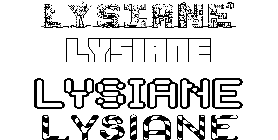 Coloriage Lysiane