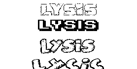 Coloriage Lysis