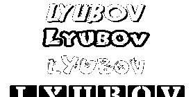 Coloriage Lyubov