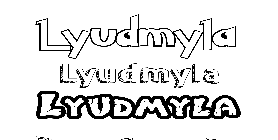 Coloriage Lyudmyla