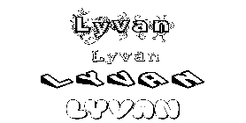 Coloriage Lyvan
