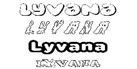 Coloriage Lyvana
