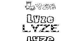 Coloriage Lyze
