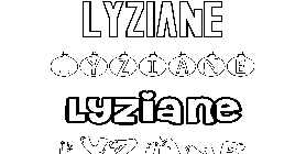 Coloriage Lyziane