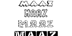 Coloriage Maaz